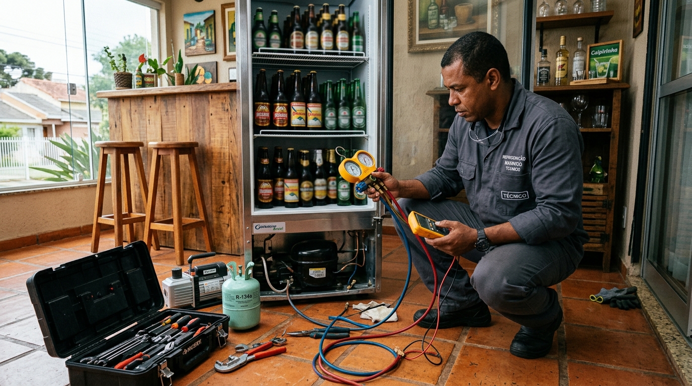 Conserto de Cervejeira no Centro da Serra, Serra‑ES