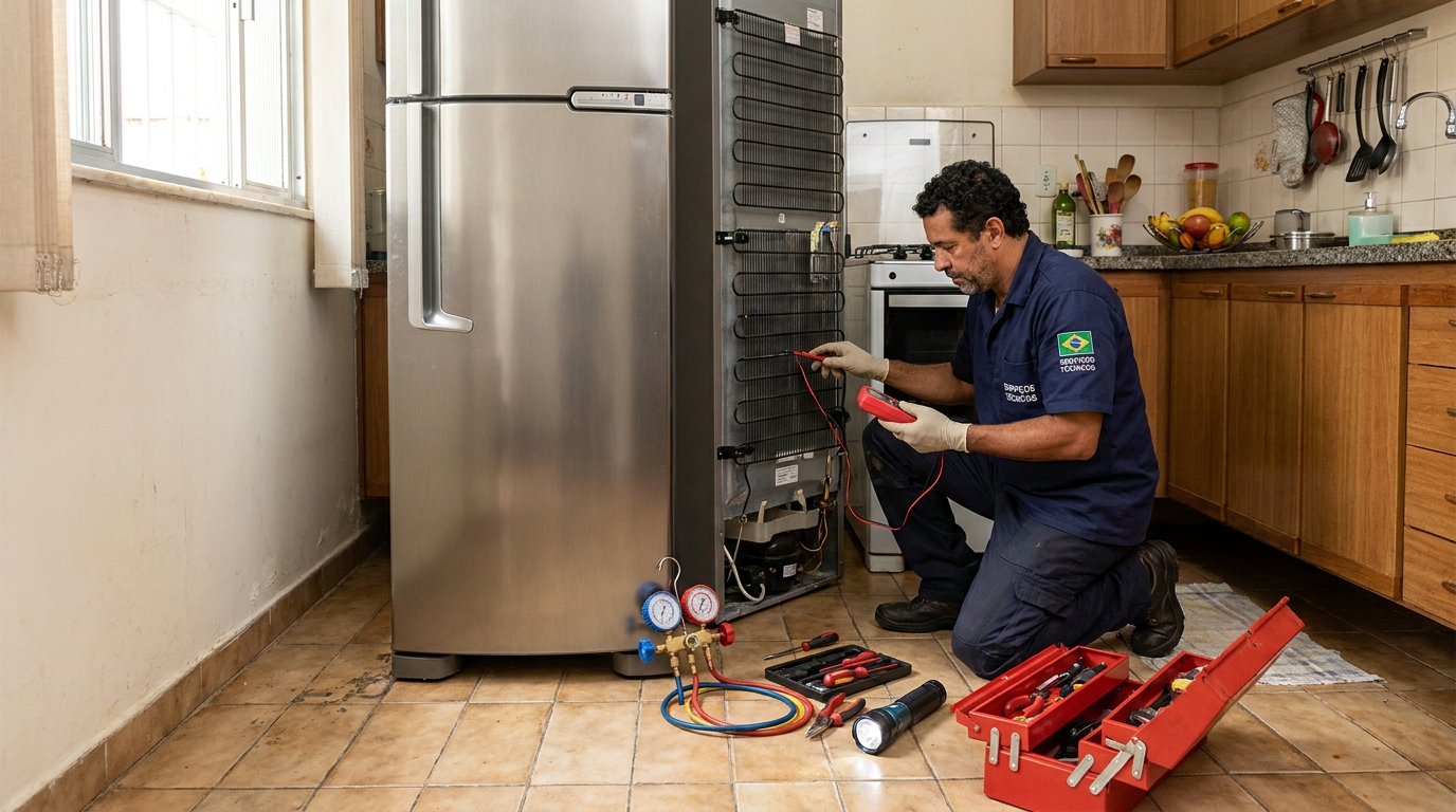 Técnico de geladeira perto de mim em Serra‑ES